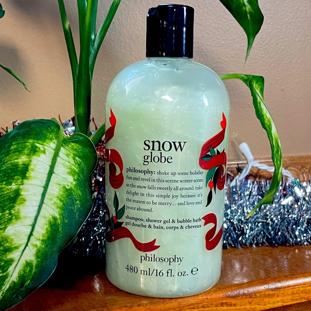 PHILOSOPHY SNOW GLOBE 16oz Shampoo, Shower, & Bath. Factory Sealed.